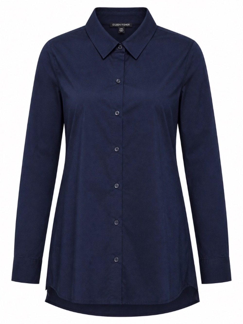 Eileen Fisher organic cotton boyfriend shirt - size M